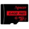 کارت حافظه microSDHC اپیسر مدل AP64G کلاس 10 استاندارد UHS-I U1 سرعت 85MBps ظرفیت 64 گیگابایت